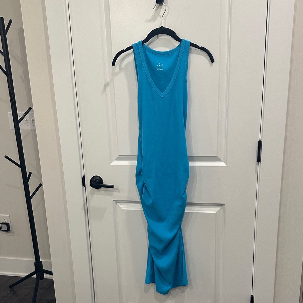 A New Day Vibrant Blue Ribbed Top